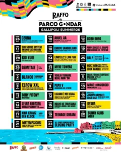 Estate 2026 al Raffo Parco Gondar di Gallipoli: tutti gli eventi da non perdere!